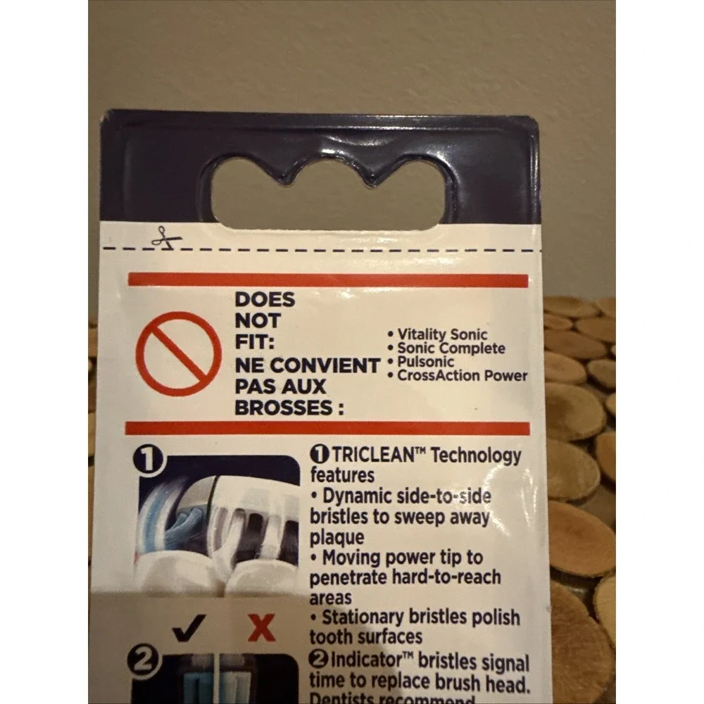 Oral-B Professional Deep‎ Sweep Brush Head Replacement Braun Triple Action Clean